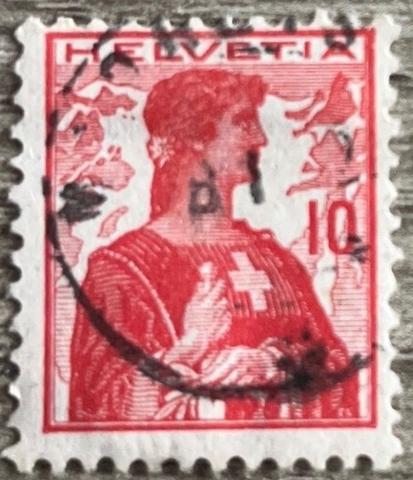 Helvetia statue