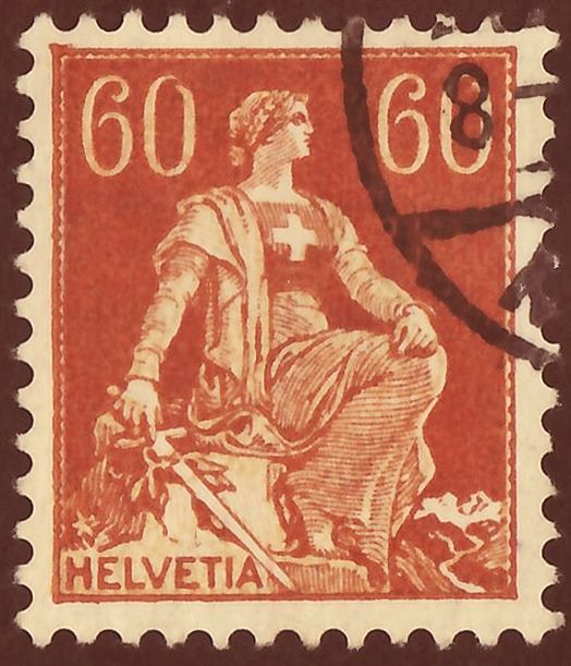 Helvetia with sword