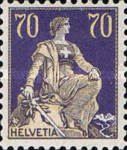 Helvetia with sword