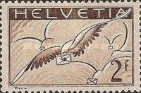 Carrier Pigeon with Letter