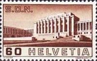 Central part of the League of Nations Palace