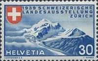 Piz Roseg (3943m) with Tschierva Glacier in Bernina massif