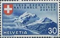 Piz Roseg (3943m) with Tschierva Glacier in Bernina massif