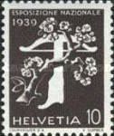 Crossbow with apple blossom Italian Text