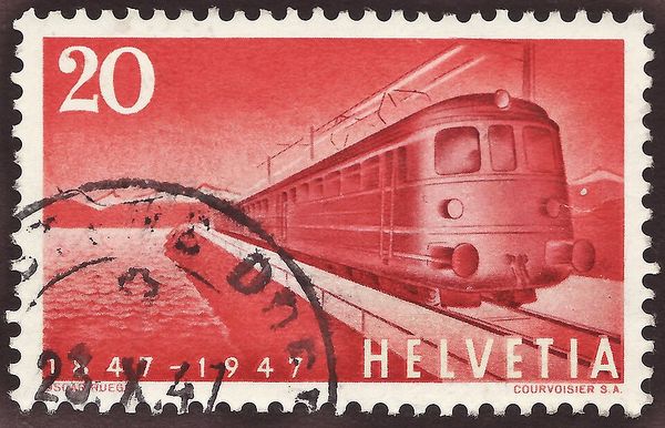 Electric Gotthard Express Train