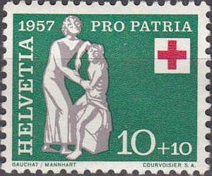 Needy Person & Assistant, Red Cross