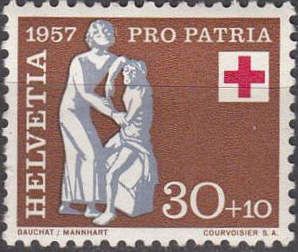 Needy Person & Assistant, Red Cross