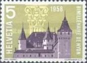 Nyon Castle in Front of Ancient Pillar
