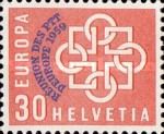 Closed Chain Made of Rings and Squares overprinted
