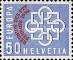 Closed Chain Made of Rings and Squares overprinted