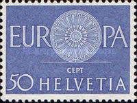 "EUROPA" with "O" as spokewheel with 19 spokes