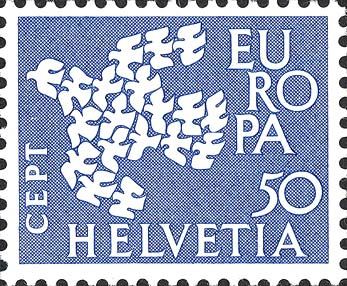 19 Flying Doves Forming a Flying Dove