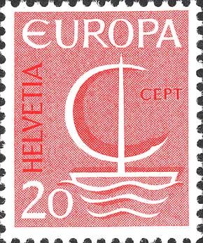 Stylised Ship & Inscription 'CEPT'