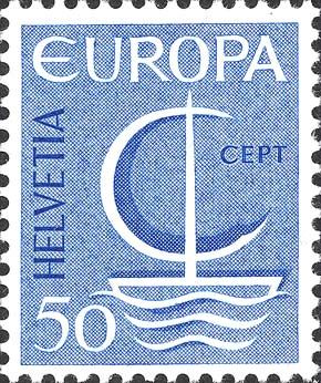Stylised Ship & Inscription 'CEPT'
