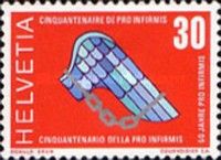 Badge of the "Pro Infirmis" Foundation