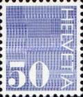 Digits "50" on Patterned Background