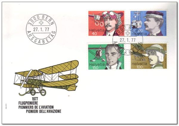 Oskar Bider (1891-1919) & Bleriot Monoplane