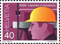 Worker Wearing Safety Helmet