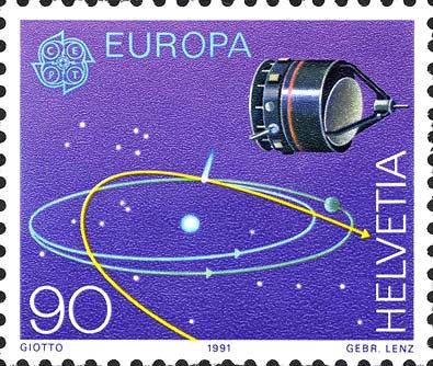 Space Probe "Giotto" & Orbits