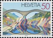 Bridge of Natural Stone near Lavertezzo (16th Century)