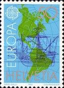 Carrack "Santa Maria" & Map of America