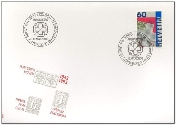 Stamps Geneva & Zürich