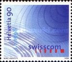 Radio Waves & Logo of Swisscom