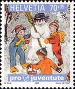 Children Building a Snowman