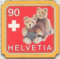 Two Teddies (Switzerland, c. 1950)