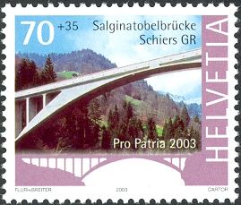 Salgina Ravine Bridge, Schiers (built 1929)