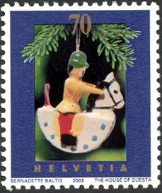 Rider, Wooden Christmas Tree Decoration