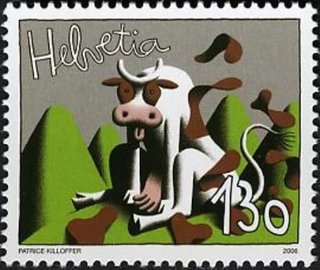 Seated Cow Losing its Spots