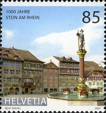 Municipal (Market) Fountain & Zur Meise (Guildhall)