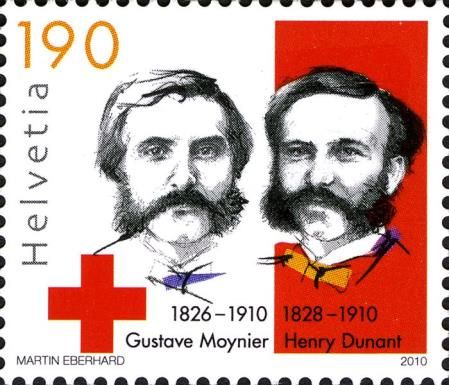 100th Ann. of the Death of Henry Dunant and Gustave Moynier