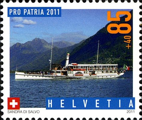 Pro Patria 2011 - Steamboats - PS Piemonte