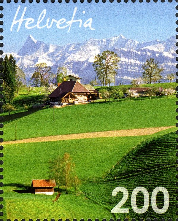 Typical Swiss Landscape: Emmental