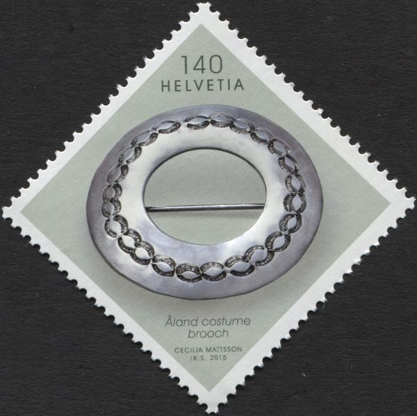 Scarf Brooch of Traditional Aland costume