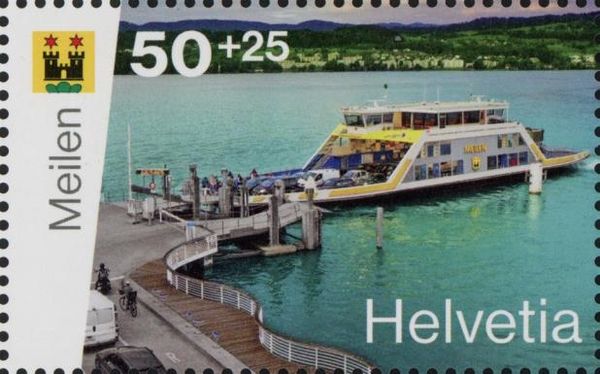 Ferry "Meilen" on Lake Zurich