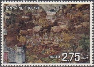 Frescoes from Temple of the Emerald Buddha