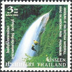 Abseiling at Tan Rattana Waterfall Khao Yai National Park Pr