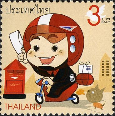 Postman on scooter