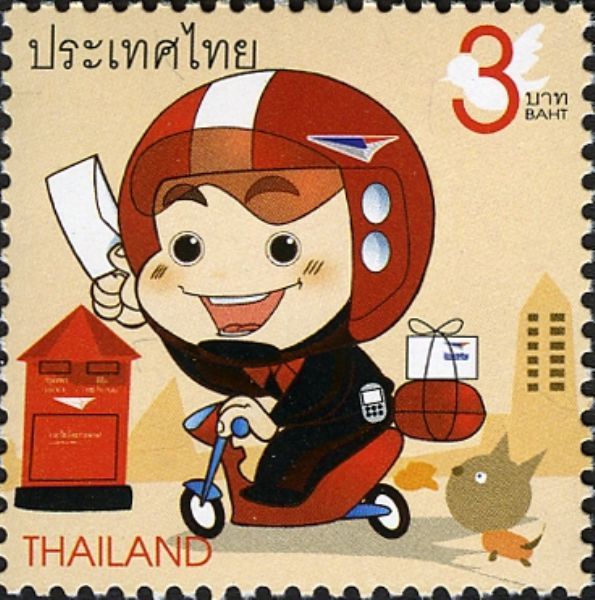 Postman on scooter