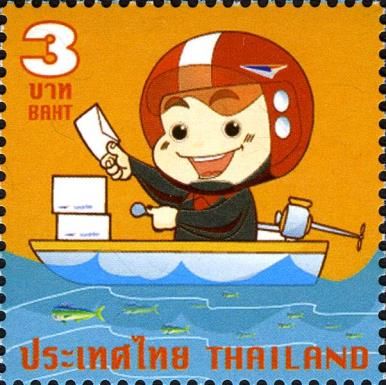 Postman in boat