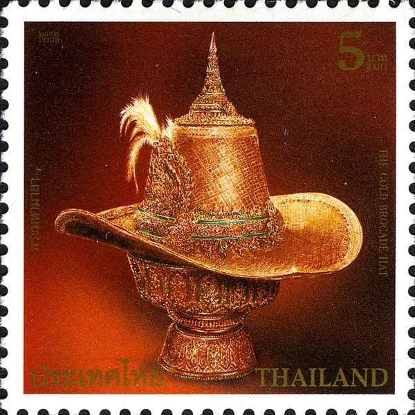 Gold Brocade hat