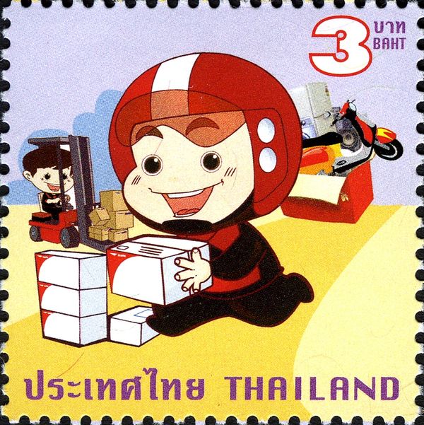Postman Carrying Package