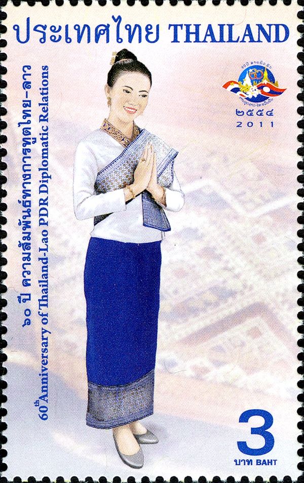 Thai woman in traditional costume