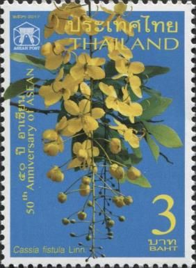 50th Anniversary of ASEAN - National Flowers