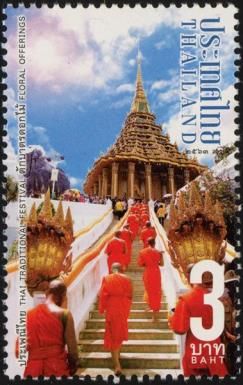 Monks Entering Temple