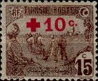 Farmer overprinted Red Cross and surcharged