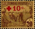 Farmer overprinted Red Cross and surcharged